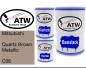 Preview: Mitsubishi, Quartz Brown Metallic, C06: 500ml Lackdose + 500ml Klarlack + 250ml Härter - Set, von ATW Autoteile West.